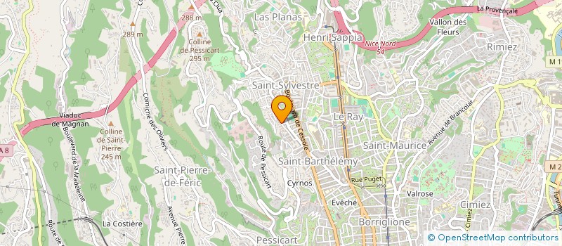 localisation de l'entreprise SARL LIVE613 à NICE