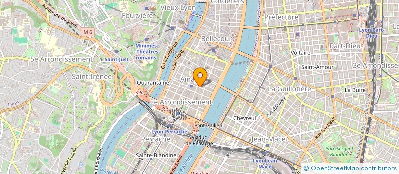 localisation de l'entreprise SARL LIVRES D'HIER ET D'AUJOURD'HUI à LYON