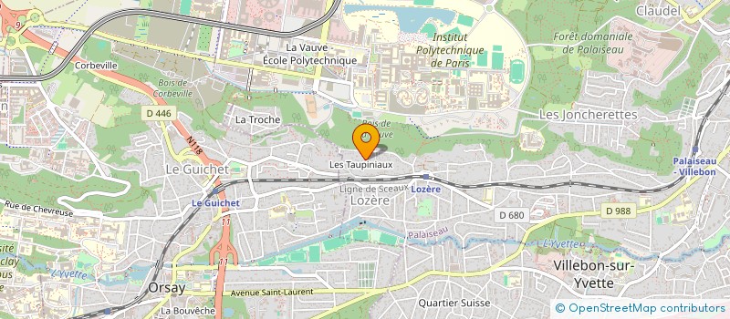 localisation de l'entreprise SARL LIZAIS à PALAISEAU