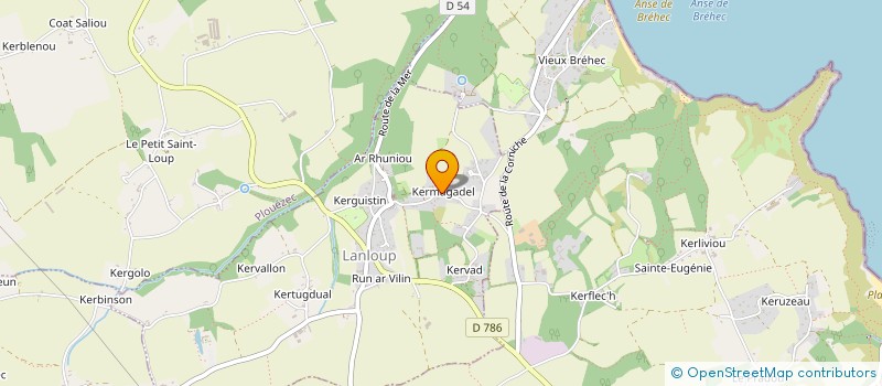 localisation de l'entreprise SARL LIZANDRE à LANLOUP