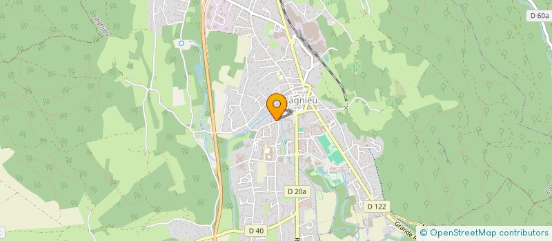 localisation de l'entreprise SARL LJM  LAGNIEU