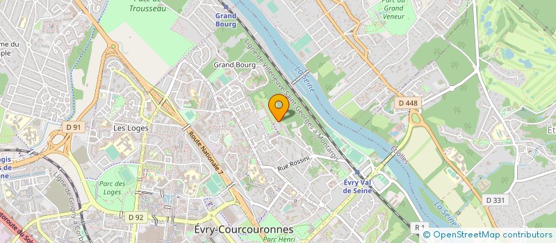 localisation de l'entreprise SARL LKI DISTRIBUTION  EVRY-COURCOURONNES