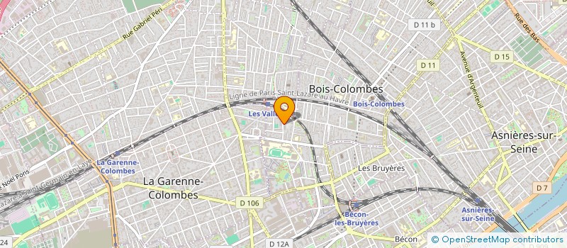 localisation de l'entreprise SARL LKV à BOIS-COLOMBES