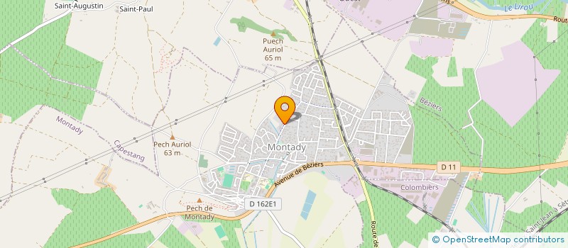 localisation de l'entreprise SARL LLOBERA ERIC ENTR DU BAT  MONTADY