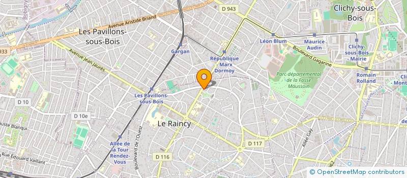 localisation de l'entreprise SARL LM à LE RAINCY
