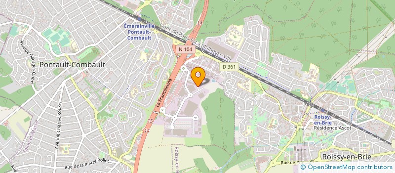 localisation de l'entreprise SARL LM à PONTAULT-COMBAULT