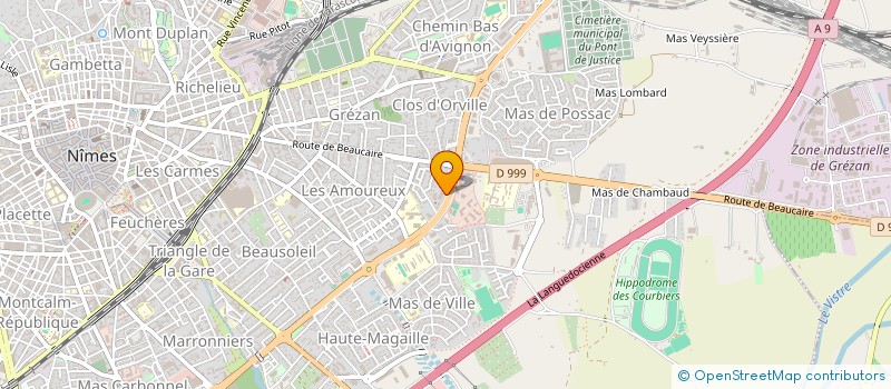 localisation de l'entreprise SARL LM AUTO à NIMES