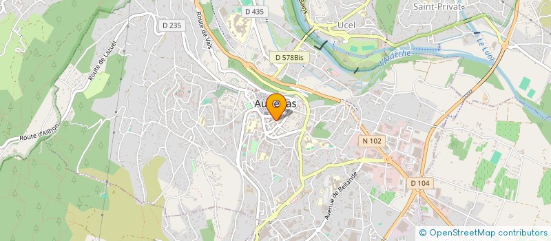 localisation de l'entreprise SARL LM-EXPERTISE-DIAGNOSTIQUE à AUBENAS