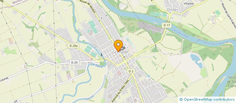 localisation de l'entreprise SARL LM & F  GRENADE