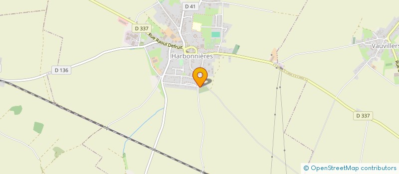 localisation de l'entreprise SARL LM HABITAT  HARBONNIERES