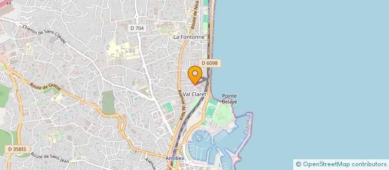 localisation de l'entreprise SARL LM PISCINES à ANTIBES