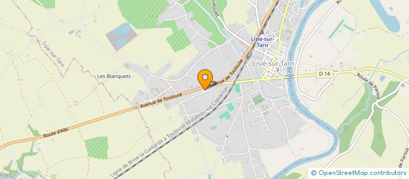 localisation de l'entreprise SARL LM PROMOTION à LISLE-SUR-TARN