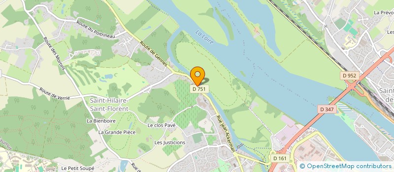 localisation de l'entreprise SARL LMB VIGNERONS  SAUMUR