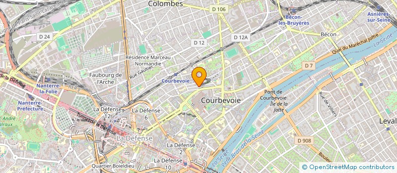 localisation de l'entreprise SARL LMC à COURBEVOIE