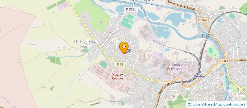 localisation de l'entreprise SARL LMP 70-55 à THIERVILLE-SUR-MEUSE