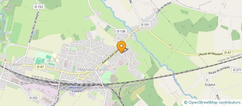 localisation de l'entreprise SARL LMS  MEZIDON VALLEE D'AUGE