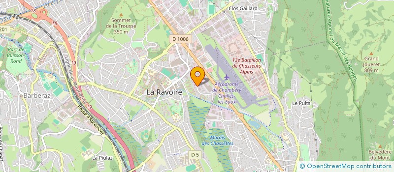 localisation de l'entreprise SARL LMS&C à LA RAVOIRE