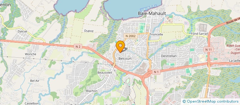 localisation de l'entreprise SARL LN PREPA PHYSIQUE  BAIE-MAHAULT