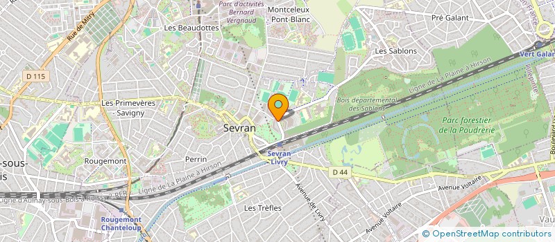 localisation de l'entreprise SARL LOAA FRUITS à SEVRAN