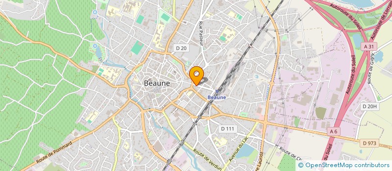 localisation de l'entreprise SARL LOC-CAR à BEAUNE