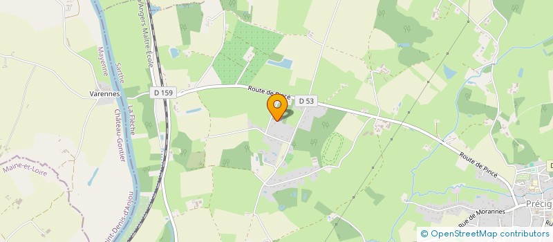 localisation de l'entreprise SARL LOC'EVASION  PRECIGNE