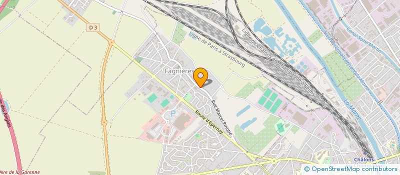 localisation de l'entreprise SARL LOC MULTI TRAV  FAGNIERES