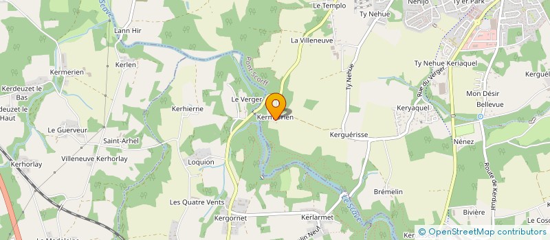 localisation de l'entreprise SARL LOCA CONSTRUCTION  CLEGUER