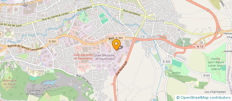 localisation de l'entreprise SARL LOCA MANCHE à TOURLAVILLE