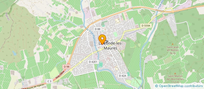 localisation de l'entreprise SARL LOCA MER ET MONTAGNE  LA LONDE-LES-MAURES