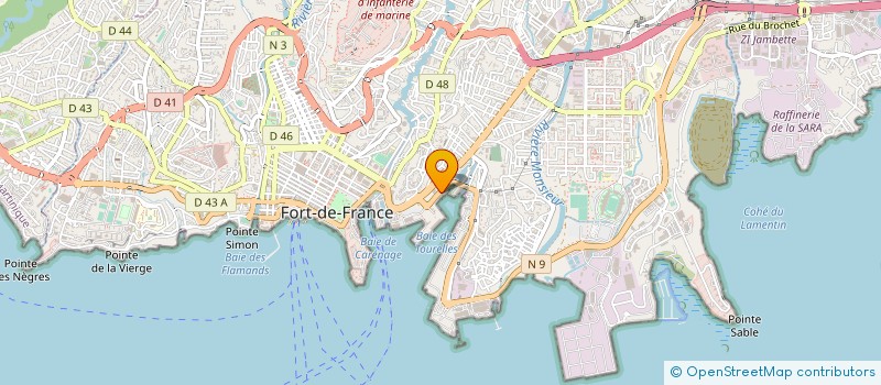 localisation de l'entreprise SARL LOCA SCOOT à FORT-DE-FRANCE