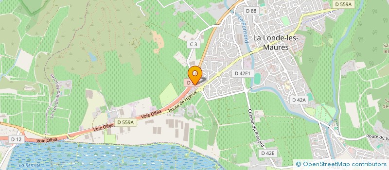 localisation de l'entreprise SARL LOCA VENTE SERVICE à LA LONDE-LES-MAURES