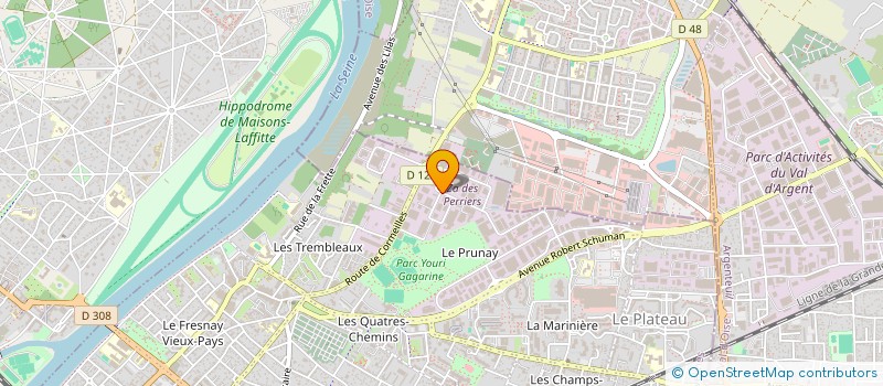 localisation de l'entreprise SARL LOCASALLE 78 à SARTROUVILLE