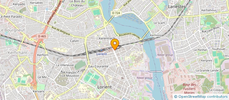 localisation de l'entreprise SARL LOCATION AUTO 56 à LORIENT
