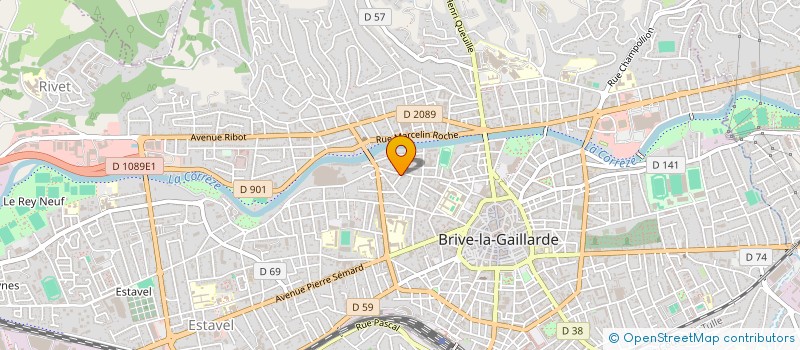localisation de l'entreprise SARL LOCATION VEHICULES SERVICES 19  BRIVE-LA-GAILLARDE