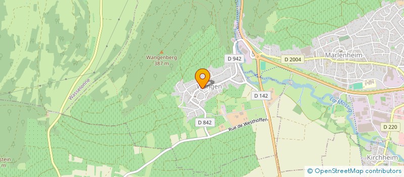 localisation de l'entreprise SARL LOCATRANS 67 à WANGEN