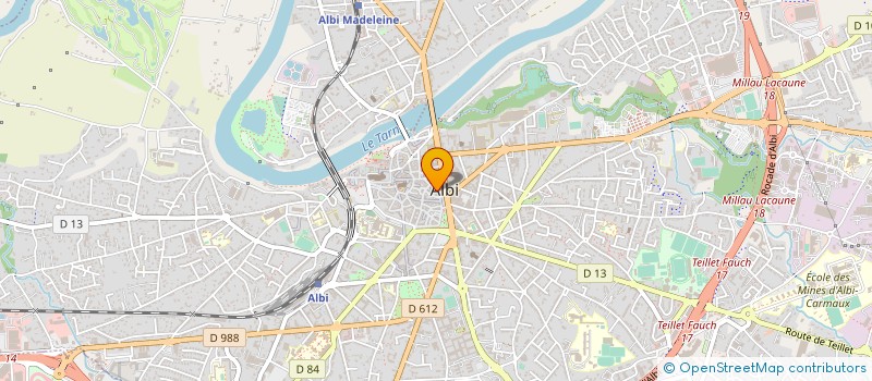 localisation de l'entreprise SARL LOCKWOOD à ALBI