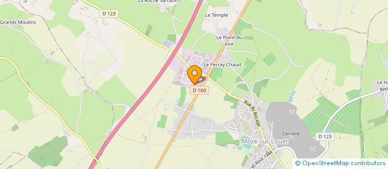 localisation de l'entreprise SARL LOCMANS à MOZE-SUR-LOUET