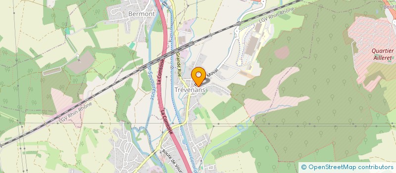 localisation de l'entreprise SARL LOCMAT BELFORT  TREVENANS