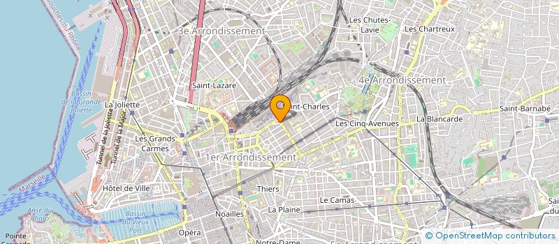 localisation de l'entreprise SARL LOCOMOTIVE à MARSEILLE