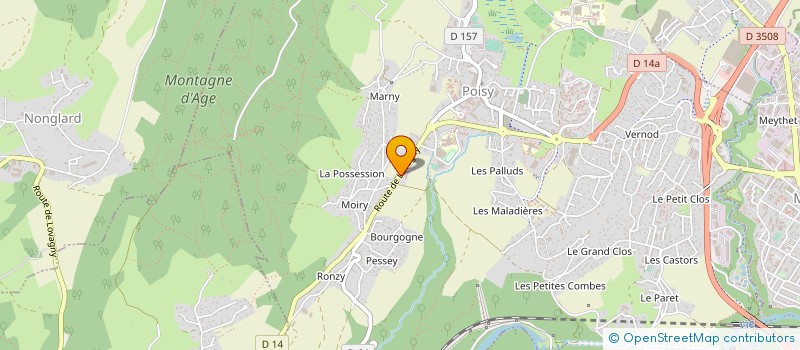 localisation de l'entreprise SARL LODE à POISY