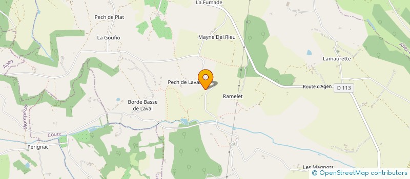 localisation de l'entreprise SARL LODETTI  DOLMAYRAC