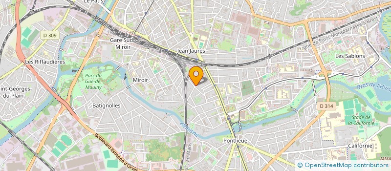 localisation de l'entreprise SARL LODEV DISTRIBUTION  LE MANS