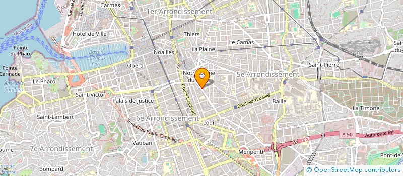 localisation de l'entreprise SARL LODI SERVICES à MARSEILLE