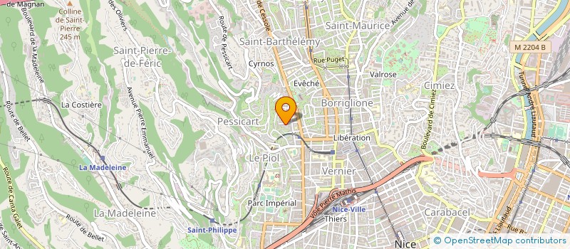 localisation de l'entreprise SARL LOEVV S 2 à NICE