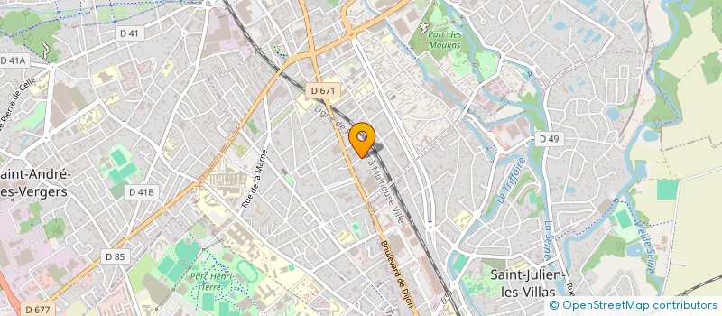 localisation de l'entreprise SARL LOG TROYES  TROYES