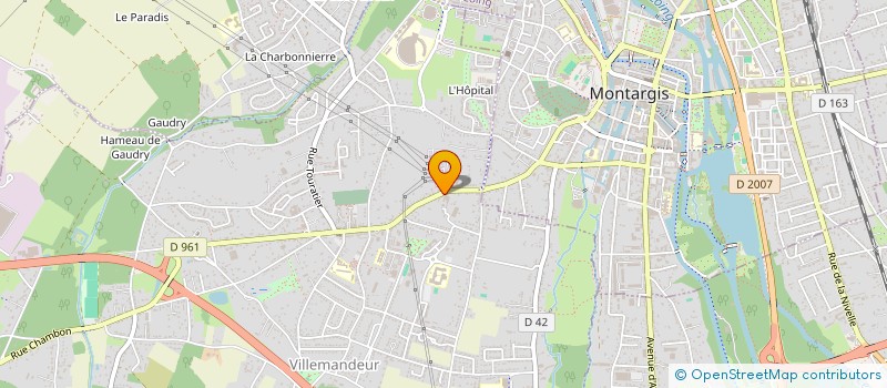 localisation de l'entreprise SARL LOGEART HORTICULTEUR FLEURISTE à VILLEMANDEUR