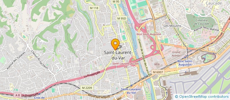 localisation de l'entreprise SARL LOGEBAT à SAINT-LAURENT-DU-VAR