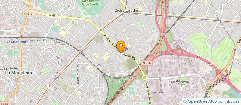 localisation de l'entreprise SARL LOGEHOME ODEON à MARCQ-EN-BARŒUL