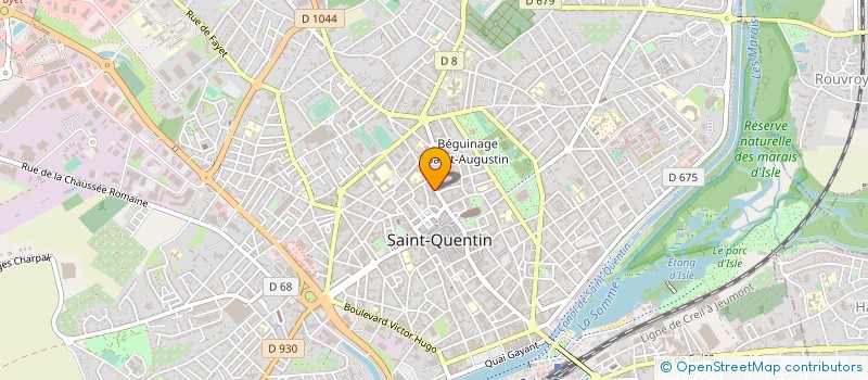 localisation de l'entreprise SARL LOGIS AISNE à SAINT-QUENTIN