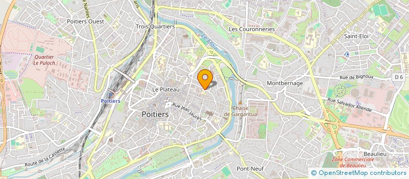 localisation de l'entreprise SARL LOGIS DE CANTEAU  POITIERS